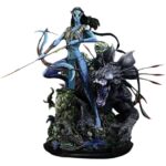 Avatar (Film) Real Elite Masterline Series Statue 1/4 Neytiri & Thanator 75 cm