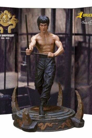 Enter the Dragon Movie Statue 1/6 Bruce Lee Kali Sticks Fight Deluxe Basement Version 30 cm