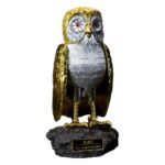 Clash of the Titans Statue Ray Harryhausens Bubo Gold Patina Edition Deluxe Ver. 34 cm