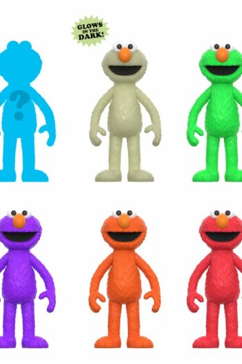 Sesame Street ReAction Action Figures 10 cmWave 04 Elmo Blind Box Display (12)