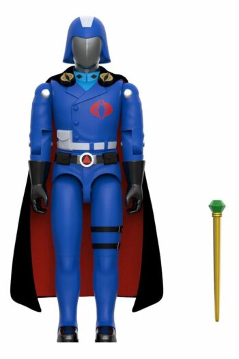 GI Joe ReAction+ Action Figure Wave 06 Cobra Commander (Movie, Black Cape) 10 cm