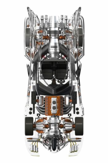 Batman 1989 Super Cyborg Vehicle Batmobile 1989 (Clear) 35 cm