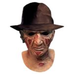 A Nightmare On Elm Street Deluxe Latex Mask with Hat Freddy Krueger