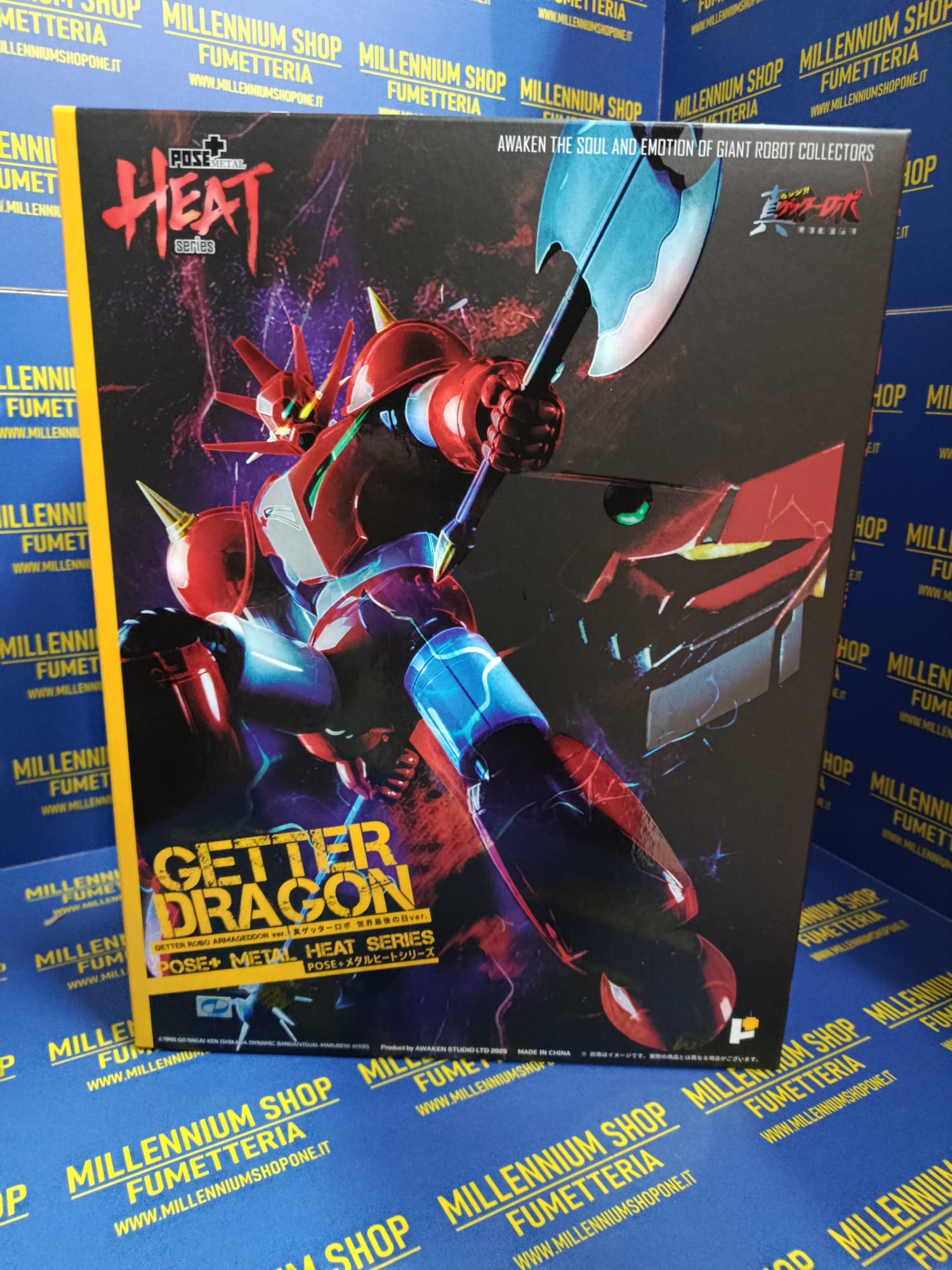 7daeb3c0-b01e-4faa-9f0f-72386368cd33 Getter Dragon (Armageddon Ver.) Pose + Metal Heat Getter Robot Armageddon by Pose Plus - immagine 1