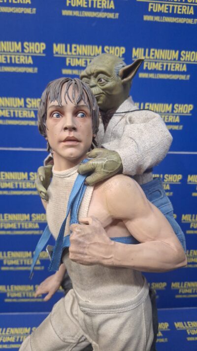 Star Wars Luke Skywalker & Yoda Premium Format 1/4 Exclusive Sideshow - immagine 5