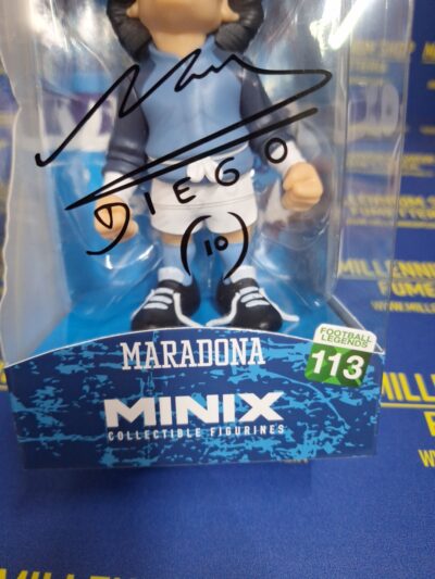 Maradona Diego Armando D10 Signed Firmato 113 Argentina Footbal Calcio Minix - immagine 6