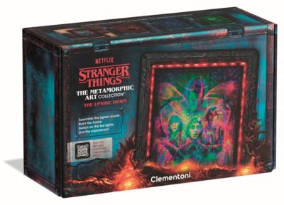 Stranger Things Metamorphic Art Collection Jigsaw Puzzle with Light-Up Effect The Upside (520 pieces) by Clementoni - immagine 2