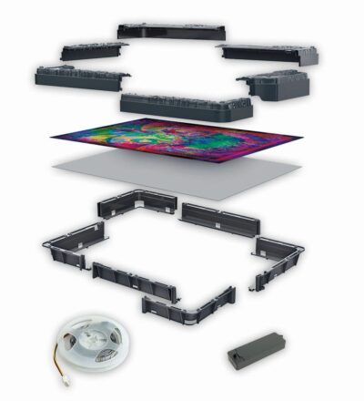 Stranger Things Metamorphic Art Collection Jigsaw Puzzle with Light-Up Effect The Upside (520 pieces) by Clementoni - immagine 7