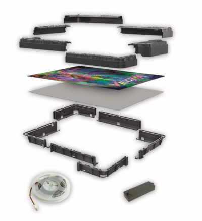 Stranger Things Metamorphic Art Collection Jigsaw Puzzle with Light-Up Effect Vecna (520 pieces) by Clementoni - immagine 7