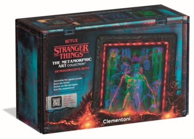 Stranger Things Metamorphic Art Collection Jigsaw Puzzle with Light-Up Effect Demogorgon (520 pieces) by Clementoni - immagine 2