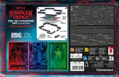 Stranger Things Metamorphic Art Collection Jigsaw Puzzle with Light-Up Effect Demogorgon (520 pieces) by Clementoni - immagine 8