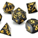 CritStones Metal Dice Set Torn Mystic (7)