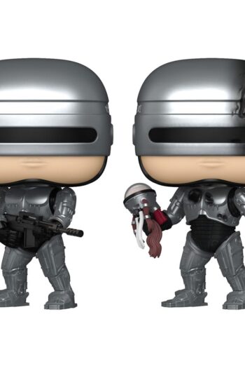 Robocop POP! Movies Vinyl Figures Robocop (Metallic) with Chase 9 cm Assortment (6)