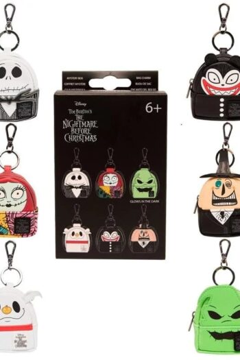 Nightmare Before Christmas by Loungefly Bag Charm Mystery Box Display (15)