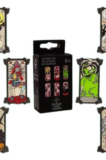 Nightmare before Christmas by Loungefly Enamel Pins Blind Box Portrait Style Display (12)