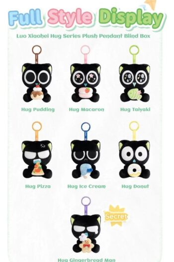 Luo Xiaohei Mini Figures Hug Plush Pendant Series 10 cm Display (6 )