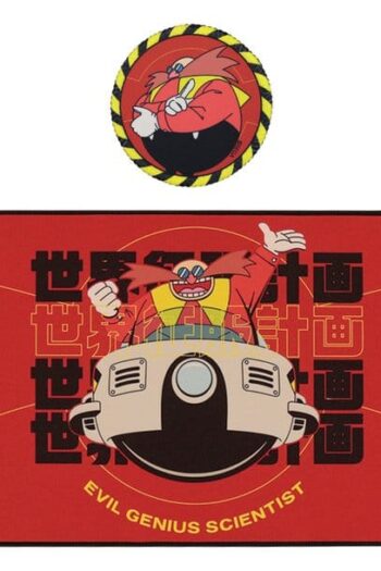 Sonic - The Hedgehog Desk Pad & Coaster Set Dr. Eggman