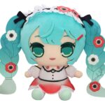 Hatsune Miku Kyurumaru Big Plush Figure Anemone 26 cm
