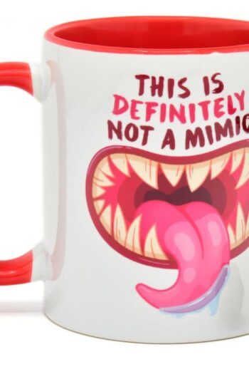 Glassstaff Gift Set Mug & Dice D20 Not a Mimic