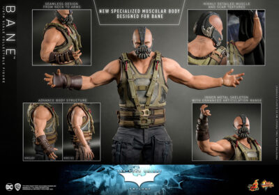 The Dark Knight Trilogy Movie Masterpiece Action Figure 1/6 Bane 31 cm Hot Toys - immagine 5