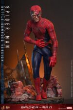 Spider-Man Movie Masterpiece Action Figure 1/6 Spider-Man (Battle Damaged Version) 30 cm by Hot Toys - immagine 10