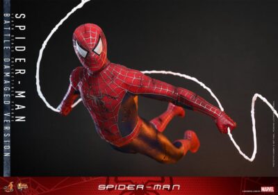 Spider-Man Movie Masterpiece Action Figure 1/6 Spider-Man (Battle Damaged Version) 30 cm by Hot Toys - immagine 12