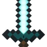 Minecraft Torch Light Sword 40 cm