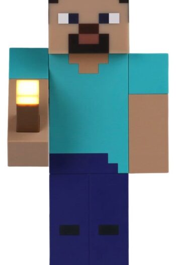 Minecraft Torch Light Steve 26 cm