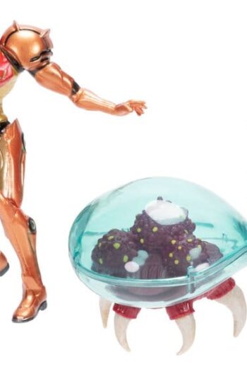 World of Nintendo Metroid Mini Figure 3-Pack Samus Bounty Hunter 6 cm