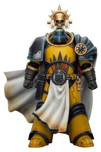 Warhammer Imperial Fists Action Figure Librarian Consulwith Force Axe and Bolt Pistol 12 cm