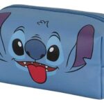 Lilo & Stitch Plus Brick Travel Toiletry Bag Tongue Blue