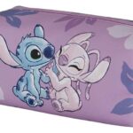 Lilo & Stitch Plus Brick Travel Toiletry Bag Stitch & Angel Pink