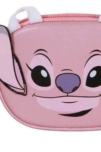 Lilo & Stitch Pill Coin Purse Angel Face Pink