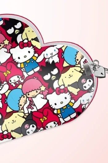 Sanrio Heart Diary & Pen Gift Set Hello Kitty Friends Multicolour