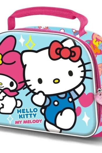 Sanrio 3D Lunch Bag Hello Kitty Friendship Blue