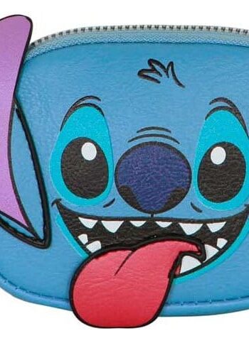 Lilo & Stitch Pill Coin Purse Tongue Blue
