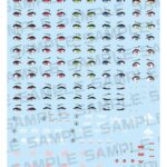 Megami Device M.S.G. Plastic Model Kit 1/1 Yggdrasis Sharpshotter Eye Decal Set