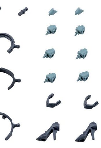 Kotobukiya M.S.G. Model Kit Accessory Set Mecha Supply 34 Holonic Headdress & Holonic High Heels Grey Ver.