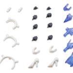 Kotobukiya M.S.G. Model Kit Accessory Set Mecha Supply 34 Holonic Headdress & Holonic High Heels White Ver.