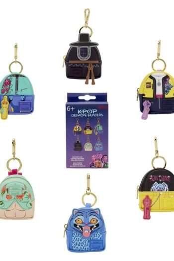KPop Demon Hunters by Loungefly Bag Charm Mystery Box Display (15)