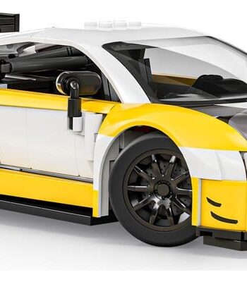 Hot Wheels Elite Mattel Brick Shop Building Set 1/16 '15 Audi R8 LMS