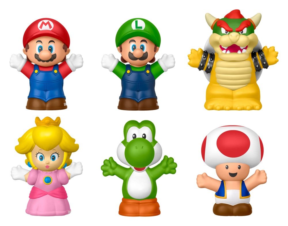 x_mattjhg63 My Mario Little People Collector Mini Figure 6-Pack 7 cm - immagine 1
