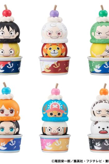 One Piece Tsumichen Stack up & Change Trading Figure 6-Pack 8 cm (with gift)