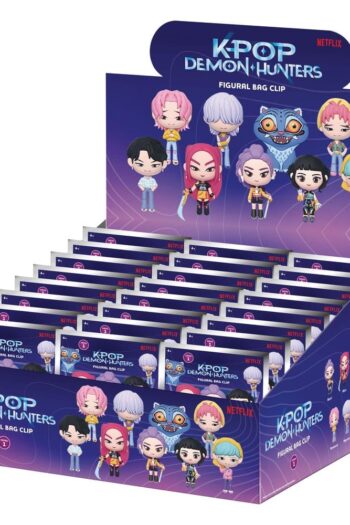 K-Pop Demon Hunter 3D Foam Bag Clips Series 1 Display (24)