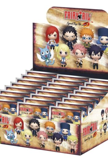 Fairy Tail 3D Foam Bag Clips Serie 1 Display (24)
