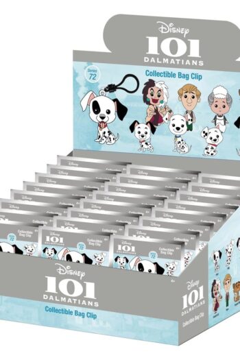 One Hundred and One Dalmatians 3D Foam Bag Clips Serie 72 Display (24)