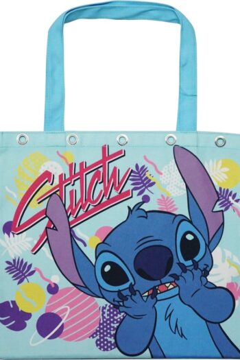 Stitch Tote bag blue
