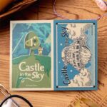Castle in the Sky Sticker Robot & Castle Laputa Retro