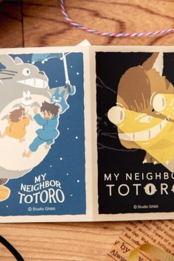 My Neighbor Totoro Sticker Catbus & Flying Totoro Retro