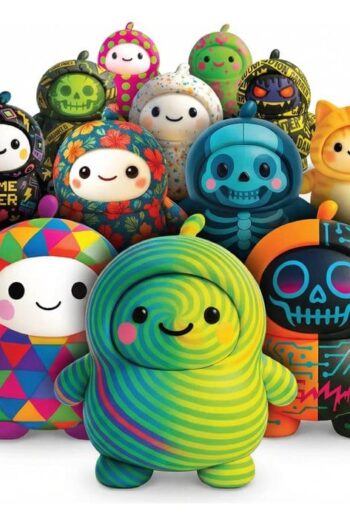 LamaTama Electronic Collectible Figures 6 cm Series 1 heo Exclusive Blind Box Display (26)